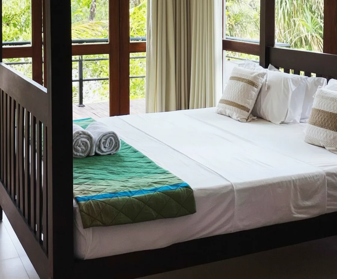 Air-conditioned bedroom